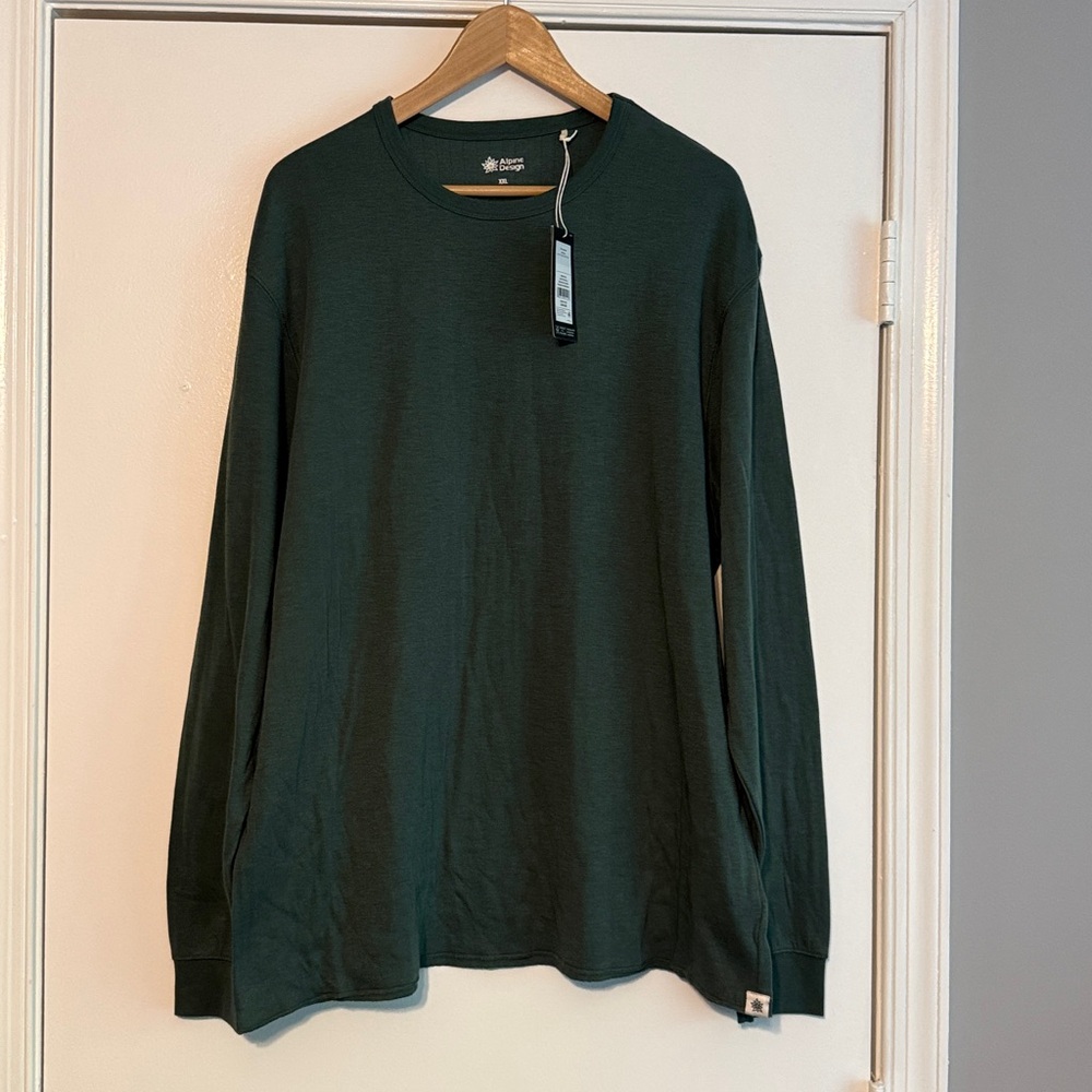 Alpine Design Men’s XXL Duofold Crew Long Sleeve Shirt